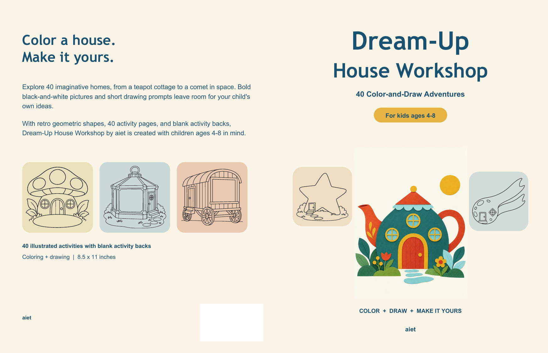 Dream-Up House Workshopの保存済み表紙の表面