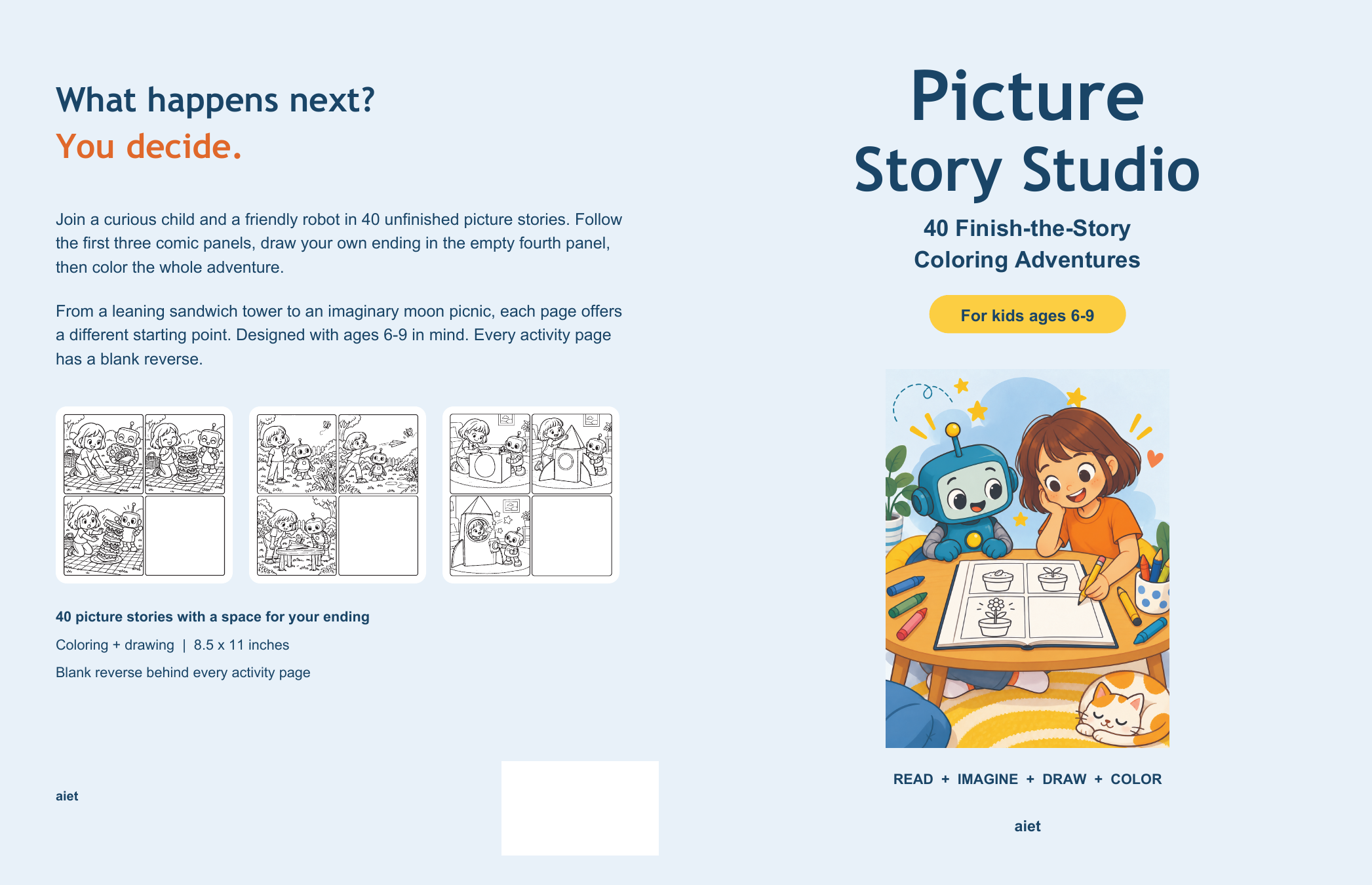 Picture Story Studioの保存済み表紙の表面
